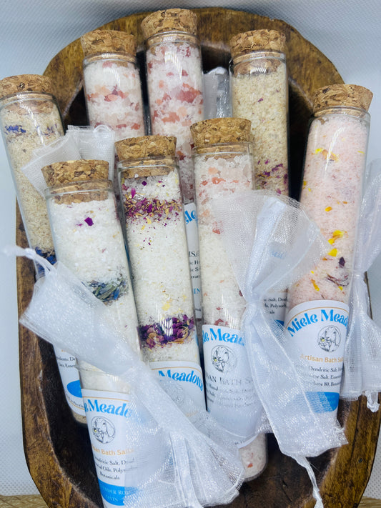 Botanical Bath Salt Tubes