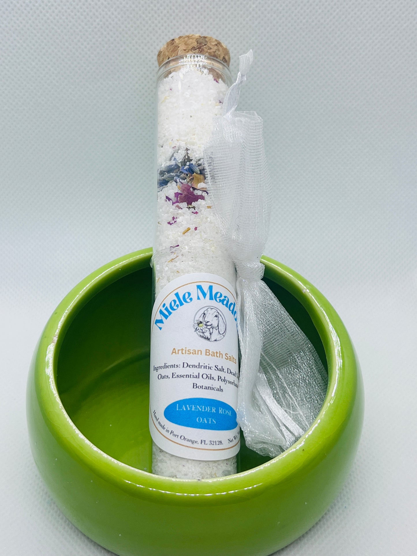 Botanical Bath Salt Tubes