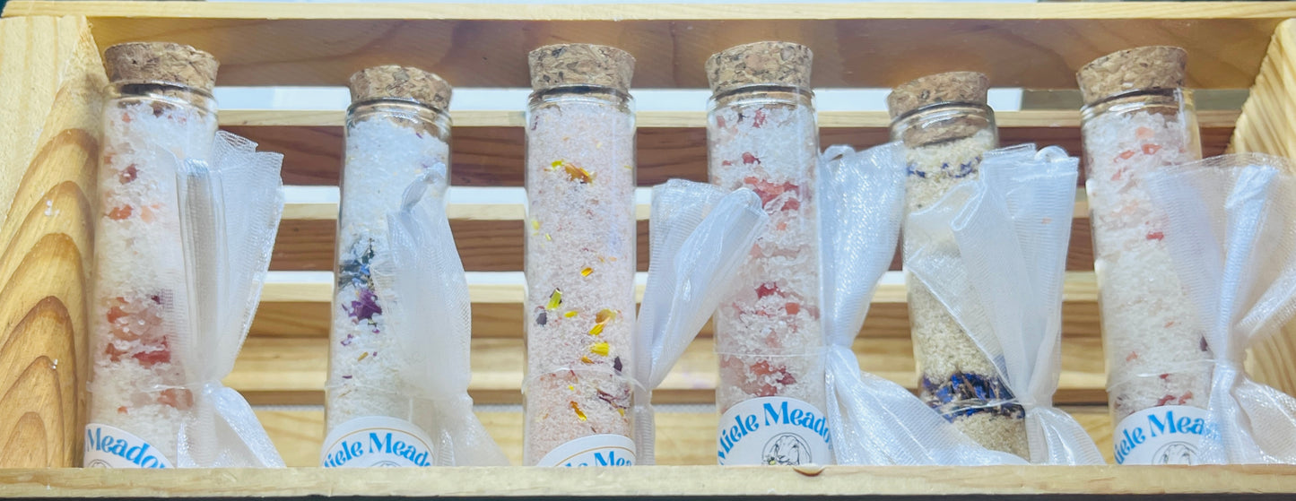 Botanical Bath Salt Tubes