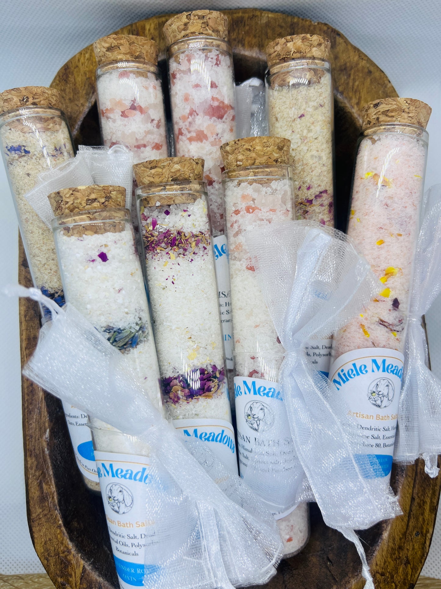 Botanical Bath Salt Tubes
