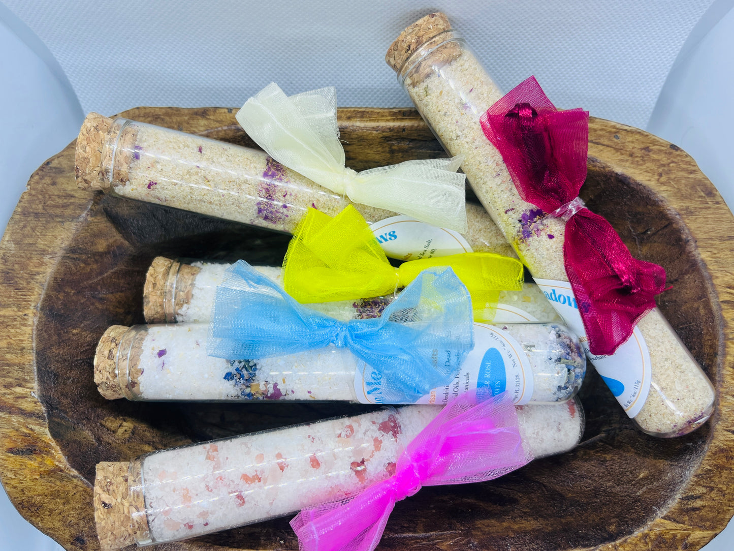 Botanical Bath Salt Tubes