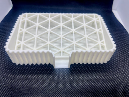 Solid White Soap Dish