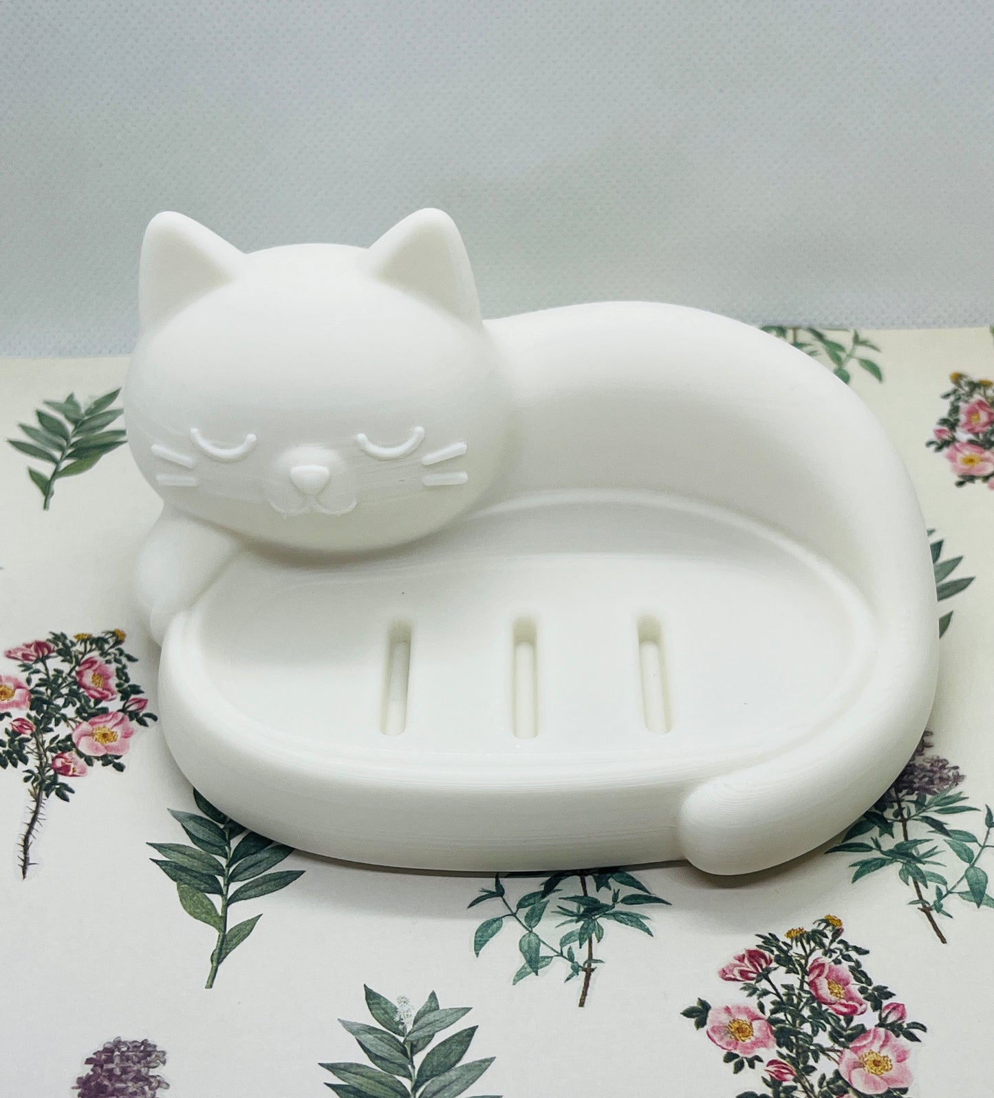 Purrfect cat soap dish